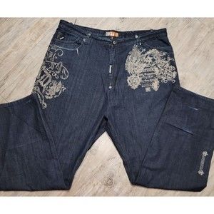 Vintage akademiks denim jeans 44x34
